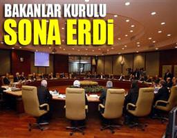 Bakanlar Kurulu sona erdi