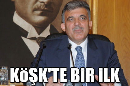 Köşk’te bir ilk