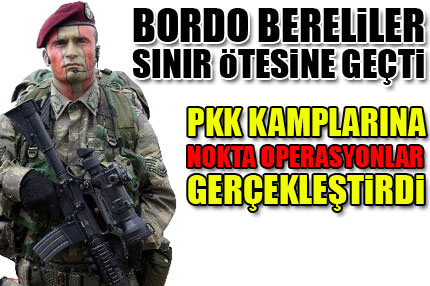 Bordo bereliler sınır ötesinde