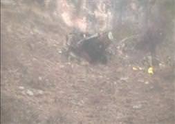 Düşen helikopterden ilk görüntüler