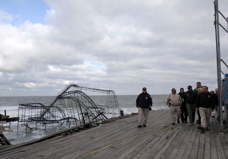 Sandy yuva yıkmadı