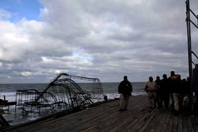 Sandy yuva yıkmadı