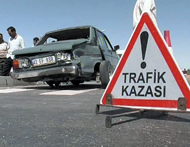Belediye başkanı kaza geçirdi