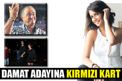 Best model damat adayına kırmızı kart