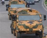 Askeri araç kaza yaptı