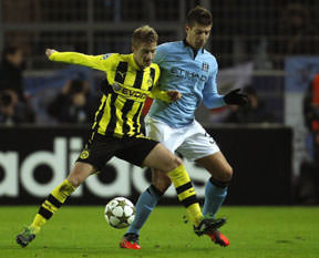 Dortmund lider City’ye elveda