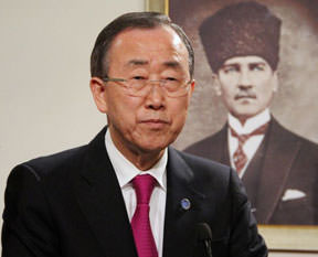 Ban Ki Moon’a mesaj verildi