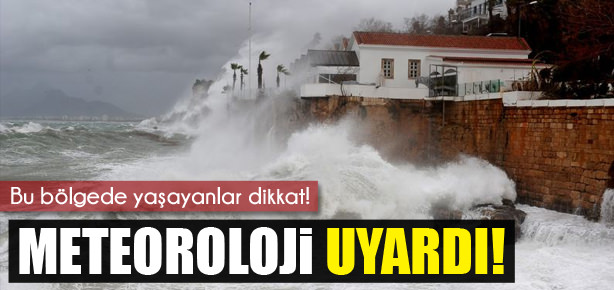 Kuvvetli fırtına ve sağanak yağış var!