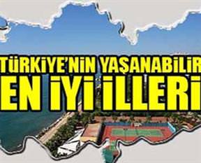 Yaşanabilir en iyi iller