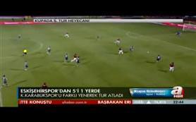 Eskişehirspor: 5 - Kardemir Karabükspor: 1 ( Özet)