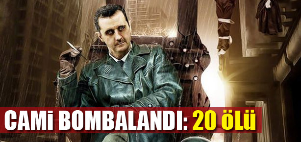 Suriye’de cami bombalandı!