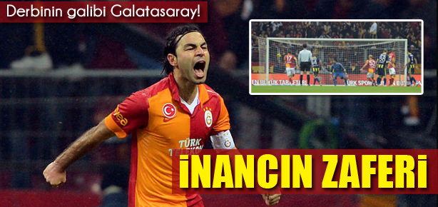 Derbinin galibi Galatasaray!