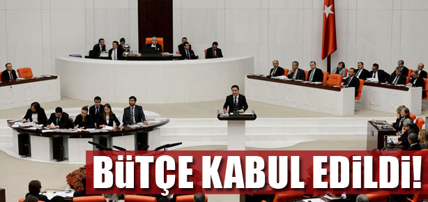 2013 bütçesi kabul edildi!