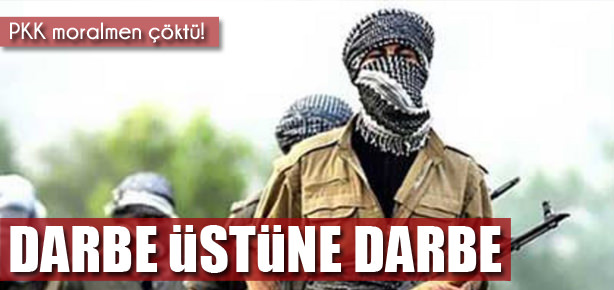 PKK’ya darbe üstüne darbe!