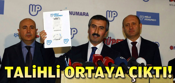 Talihli ortaya çıktı!