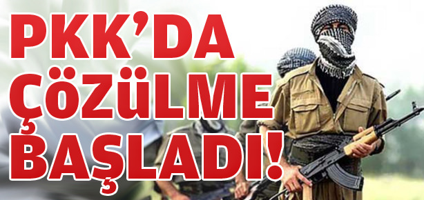 PKK’da çözülme başladı!