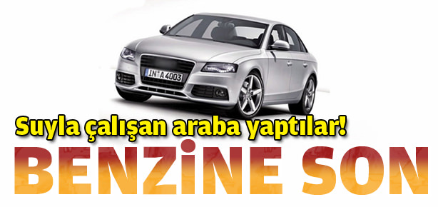 Suyla çalışan araba ürettiler!