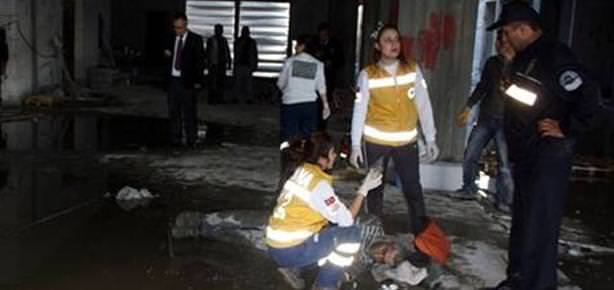 Belediye inşaatında göçük: 7 yaralı