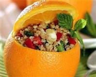 Portakallı Esmer Bulgur Salatası