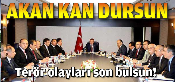 Terör olayları son bulmalı!