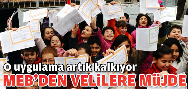 MEB'DEN velilere 2013 müjdesi