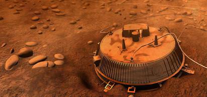 Huygens adlı uzay sondası Satürn'ün uydusu Titan'ın yüzeyine indi.