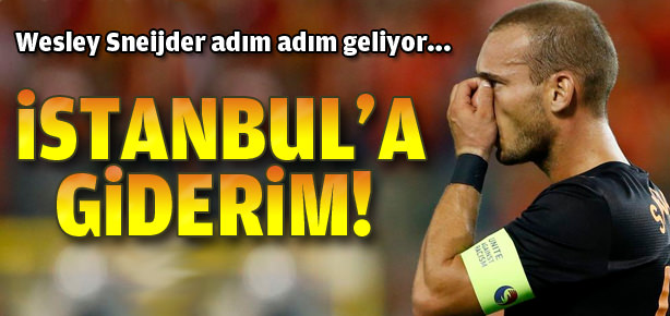 Sneijder’in eşi: İstanbul’a giderim