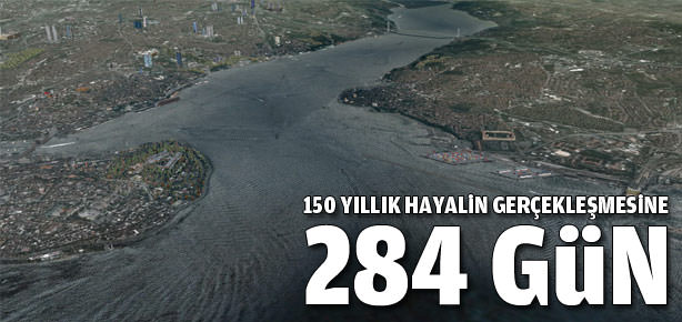 Marmaray'da son 284 gün