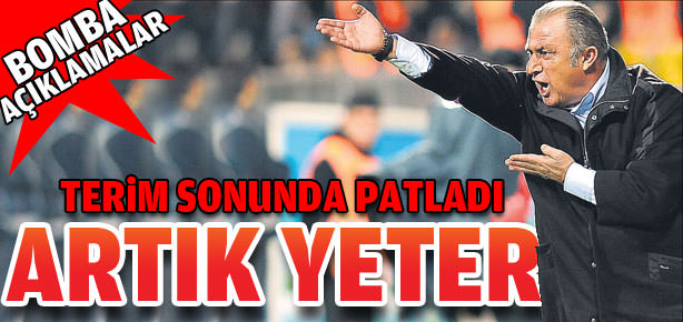 Sıkıldım yoruldum artık yeter