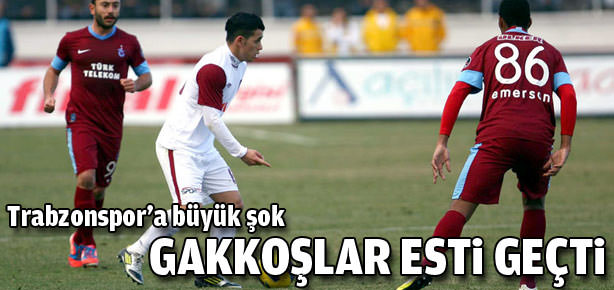 Trabzonspor üzgün ayrıldı