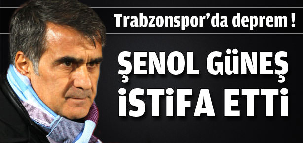 Trabzonspor’da şok istifa