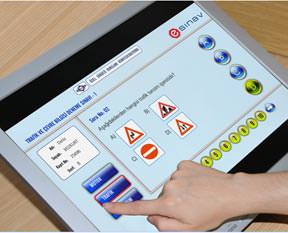 Ehliyet sınavları cep telefonunda