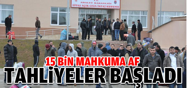 Cezaevlerinde tahliyeler başladı