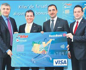 DenizBank ve Kiler kart işbirliği yaptı