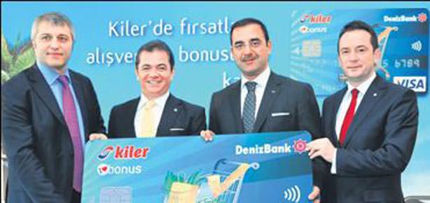 DenizBank ve Kiler kart işbirliği yaptı