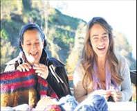 Örgü atölyesi gibi set