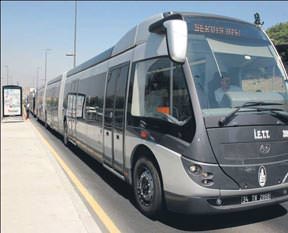 Metrobüs tekeri elektrik üretiyor