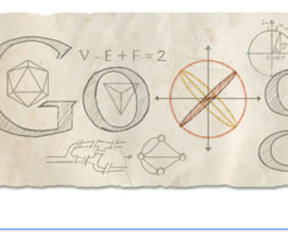 Google Leonhard Euler için özel doodle hazırladı