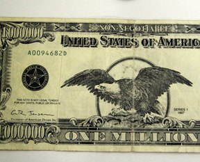 1 milyon dolarlık banknot
