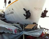 Kadıköy’de kafeye vapur çarptı