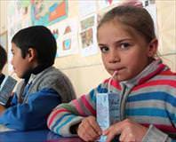 Öğrenci süte doydu