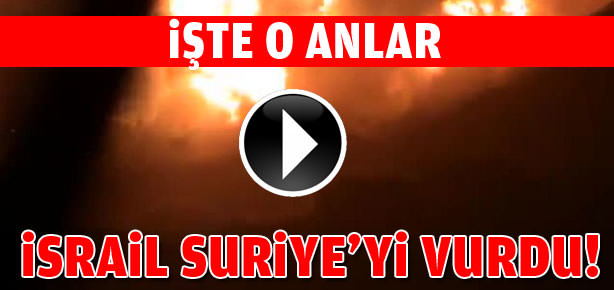 İsrail, Suriye'yi vurdu-1