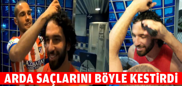Arda saçlarını böyle kestirdi