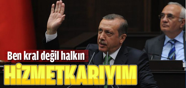 Başbakan: Ben sizin hizmetkarınızım