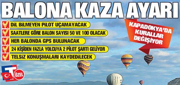 Balona kaza ayarı