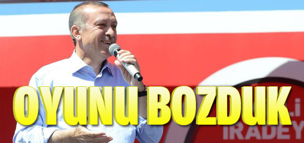 Oyunları böyle bozuldu