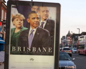 G20 için Başbakan Erdoğan'lı poster!