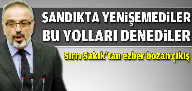 Sakık’tan ezber bozan çıkış