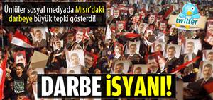 Ünlüler darbeye büyük tepki gösterdi!