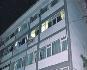 Pencereden morga düştü